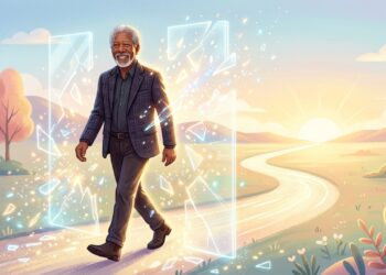 Morgan Freeman, ator: “A coragem é a chave para a própria vida.”