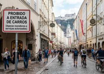 A cidade que decidiu dizer adeus aos carros de turistas no centro histórico