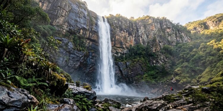 A cachoeira brasileira que possui um dos entornos naturais mais preservados do Brasil