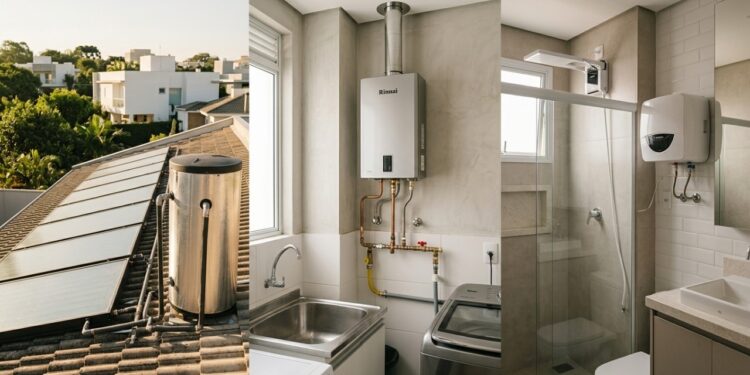 Qual o melhor aquecedor de água para casa: solar, a gás ou elétrico (chuveiro/boiler)?