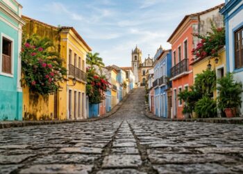 A cidade histórica onde as casas coloridas transformaram as ruas em um dos cenários mais famosos do Brasil