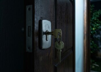 Por que você nunca deve deixar a chave na porta à noite?