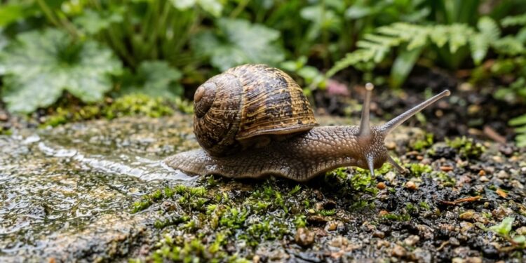 A que velocidade os caracóis se movem?