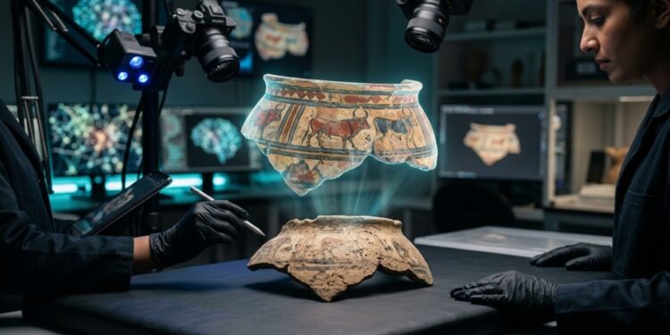 A IA generativa consegue recuperar digitalmente as cores apagadas há 4 mil anos da civilização do Indo