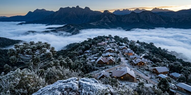 A cidade mineira a 1.550 metros onde o frio esconde uma inesperada história europeia