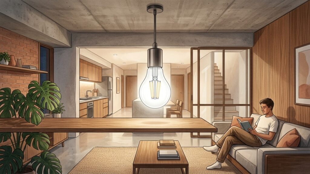 Qual a melhor lâmpada para economizar na conta de luz: LED, fluorescente ou halógena?