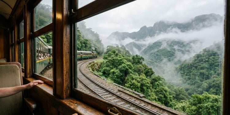 As cidades da Serra do Mar onde neblina, montanhas e ferrovia criaram um cenário que parece parado no tempo