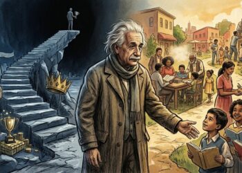Albert Einstein, sobre como alcançar o sucesso na vida: "Não tente se tornar um homem de sucesso, tente se tornar um homem de valor."