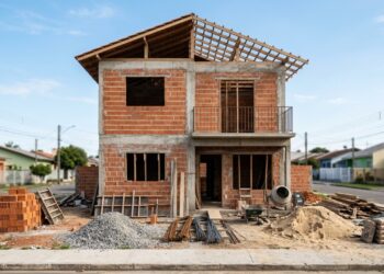 Quanto custa construir uma casa simples com fachada moderna e acabamento de classe média em julho de 2026?