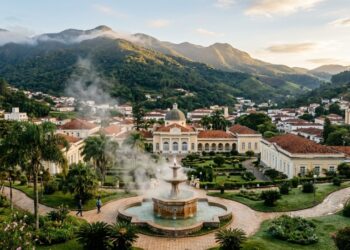 Esta cidade guarda águas termais e um passado de 90 milhões de anos