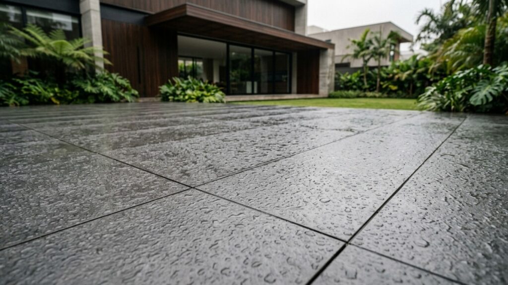 Qual o melhor cimento queimado ou porcelanato para o quintal?