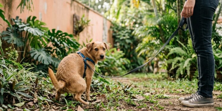 Por que seu cachorro olha nos seus olhos enquanto faz cocô?