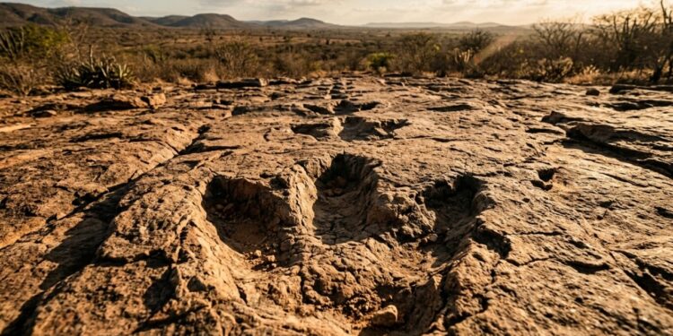 O município onde dinossauros e povos indígenas dividiram a mesma rocha