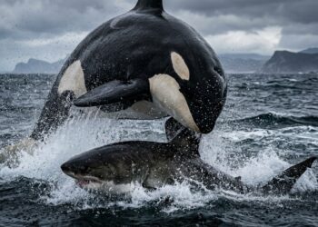 Tubarões-brancos abandonam litoral após ataques de orcas especializadas em comer fígados