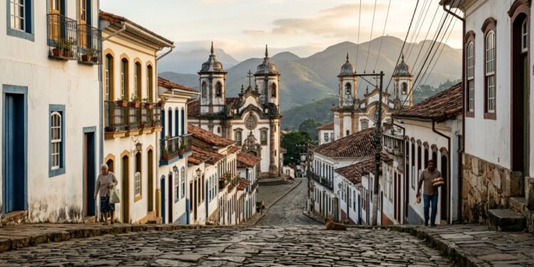 Entre ladeiras e igrejas, uma cidade guarda o traçado secreto deixado pela corrida do ouro
