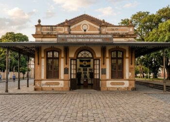 Uma cidade gaúcha guarda numa antiga estação as marcas da guerra na Itália