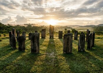 No extremo norte do Brasil, um círculo de granito do século XI acompanha o Sol e guarda uma história esquecida