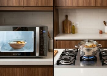 Micro-ondas ou fogão: qual realmente gasta mais para esquentar a mesma comida?