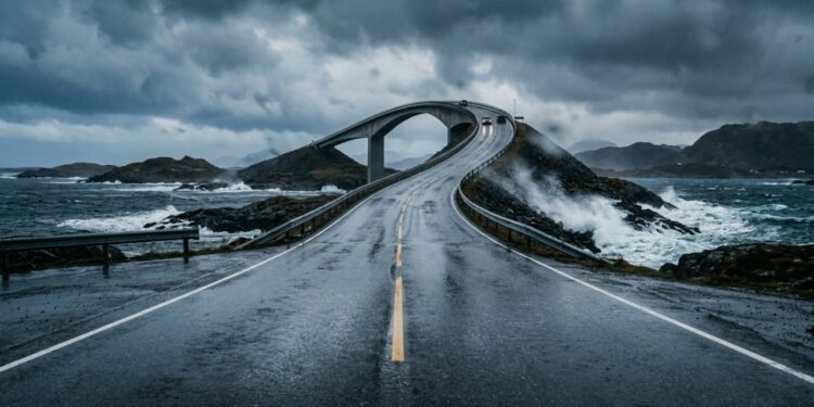 A estrada mais perigosa da Noruega virou a mais fotografada do mundo