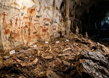 Sob uma lagoa tranquila, cavernas escondem pistas que mudaram a história dos habitantes das Américas
