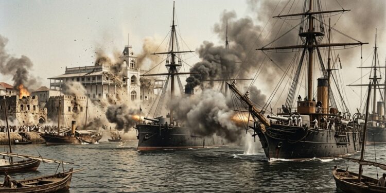 A guerra mais curta da história durou menos de uma hora e expôs o poder brutal do Império Britânico em Zanzibar
