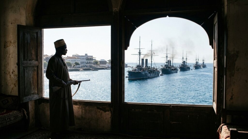 A guerra mais curta da história durou menos de uma hora e expôs o poder brutal do Império Britânico em Zanzibar