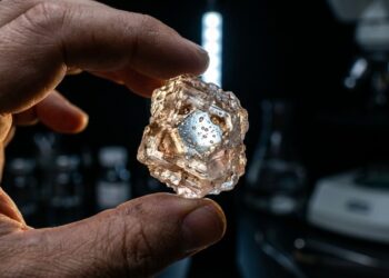 Geólogos encontram cristais de sal com bolhas de água de 830 milhões de anos presas dentro e dentro dessas bolhas pode haver microorganismos ainda vivos