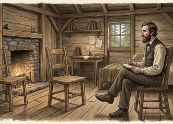 Henry David Thoreau, filósofo: “Em minha casa havia três cadeiras: uma para a solidão, uma para a amizade e uma para a companhia.”