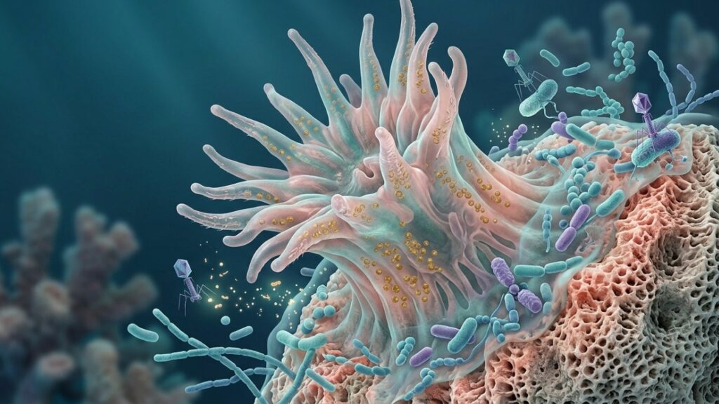 Cientistas mapeiam milhares de tipos de vírus no microbioma da Grande Barreira de Corais
