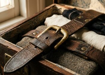 O motivo real da alça de couro dentro das malas de viagem antigas