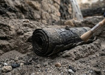 Papiro carbonizado revela segredos da antiguidade com ajuda da inteligência artificial