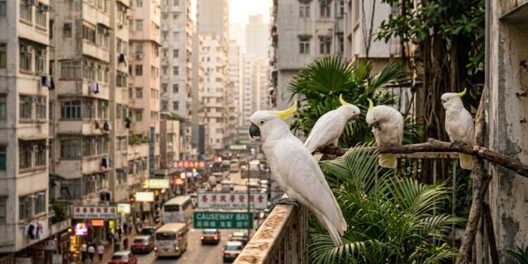 Cacatuas urbanas de Hong Kong podem ser uma salvação genética para seus parentes ancestrais da Indonésia
