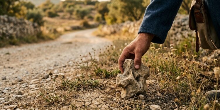 Durante 33 anos ele recolheu pedras na estrada sem contar o que pretendia construir
