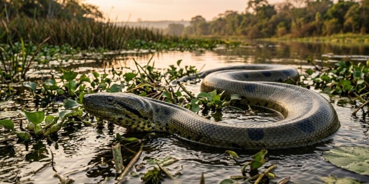 O segredo por trás do tamanho colossal da sucuri-verde nas águas da Amazônia e do Pantanal