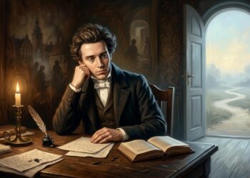 Kierkegaard, filósofo — “A vida só pode ser compreendida olhando-se para trás, mas deve ser vivida olhando-se para frente.”