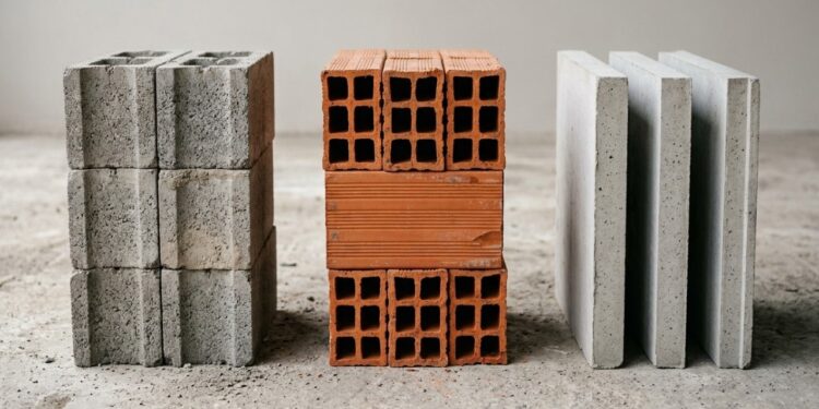 Qual o melhor material para muro de divisa: bloco de concreto, tijolo baiano ou placa pré-moldada?
