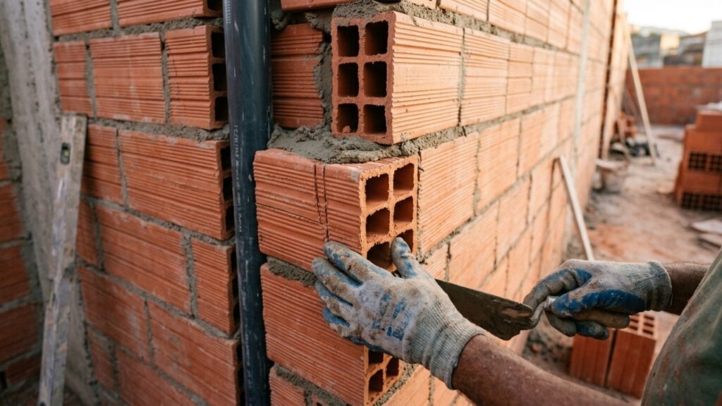 Qual o melhor material para muro de divisa: bloco de concreto, tijolo baiano ou placa pré-moldada?