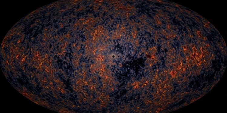 O eixo misterioso na luz mais antiga do Universo que parece se alinhar ao Sistema Solar