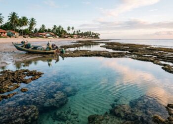 Uma cidade discreta guarda algumas das praias mais calmas do litoral