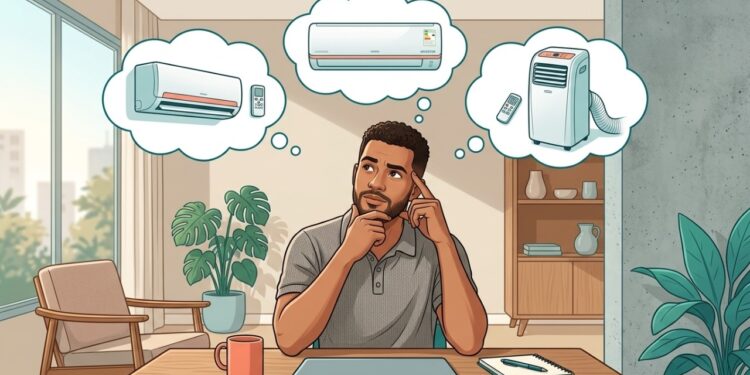 Qual o melhor ar-condicionado para casa: split, inverter ou portátil?