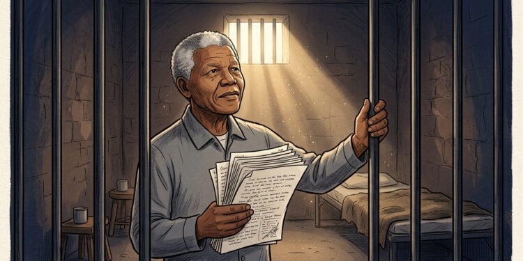 Nelson Mandela sobre a coragem: "Aprendi que a coragem não é a ausência do medo, mas o triunfo sobre ele", a frase que atravessou 27 anos de prisão