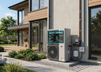 Bomba de calor pode reduzir o consumo de energia da água quente em até 72%- Imagem criada por inteligência artificial (ChatGPT / Olhar Digital)