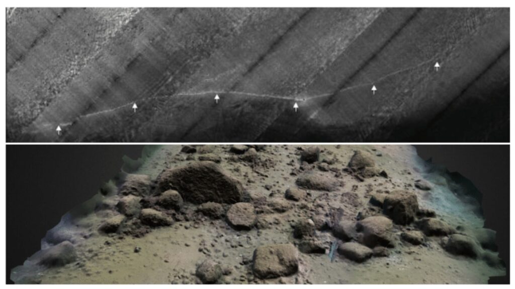 Muro de pedra submerso no Mar Báltico pode revelar uma armadilha de caça de 10 mil anos