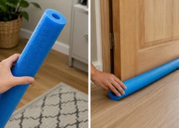 O invento simples que impede portas de baterem com o vento e pode ser feito com um objeto barato