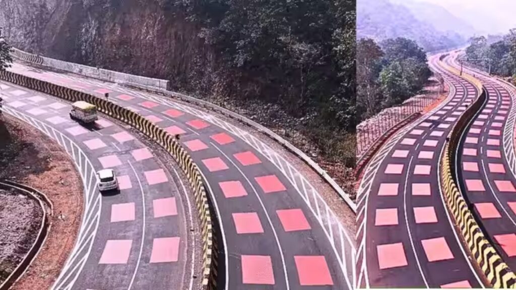 Índia pinta 2 km de rodovia de vermelho para desacelerar motoristas em reserva de tigres