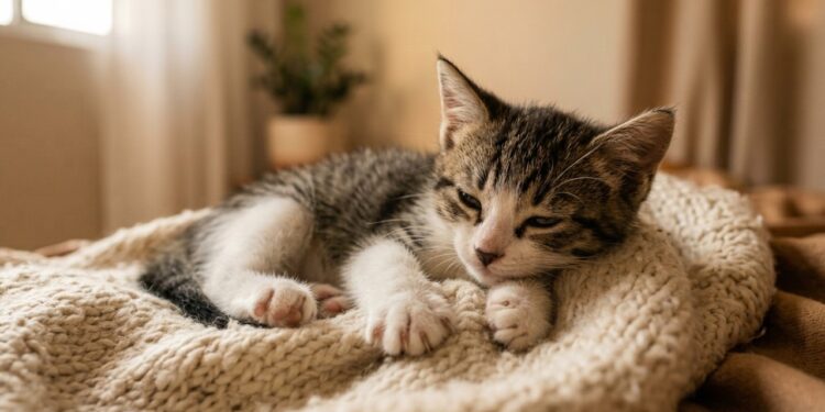 Veterinários explicam por que o gato que amassa o cobertor com as patas antes de deitar está repetindo um instinto de 10 mil anos que revela o quanto ele confia no dono