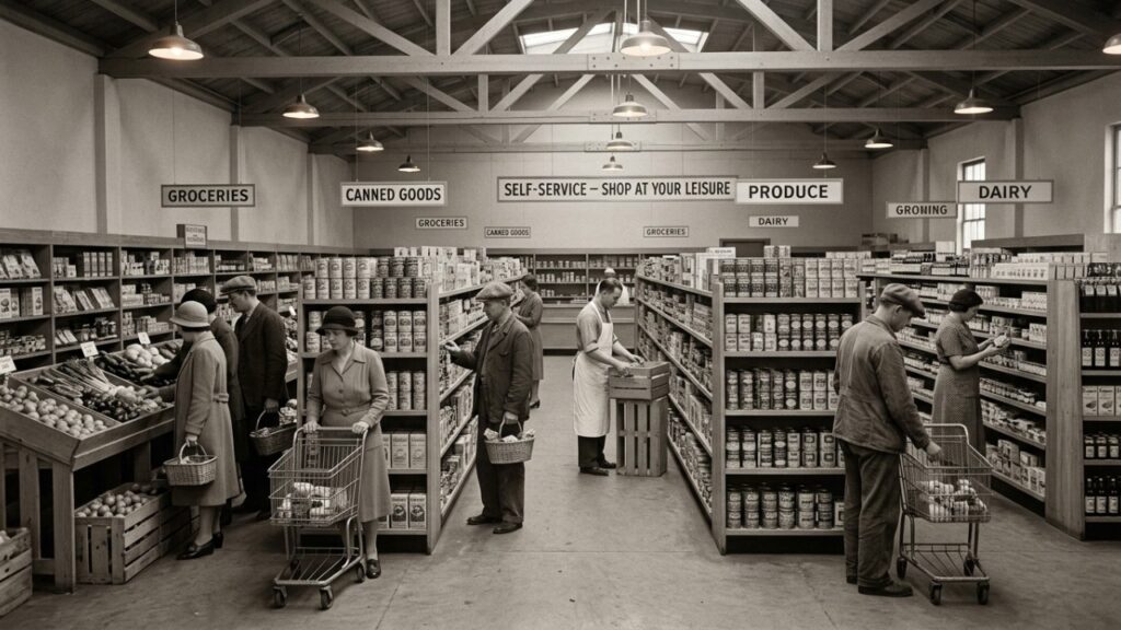 O motivo pelo qual quase todo supermercado do mundo coloca as frutas e verduras logo na entrada não tem nada a ver com frescor nem praticidade: é uma técnica dos anos 1930 que explora um efeito psicológico onde o cliente que começa comprando algo saudável se sente autorizado a colocar mais besteira no carrinho depois