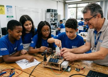 No semiárido baiano, uma escola municipal ensina crianças a montar e manter miniestações meteorológicas com Arduino e peças de R$ 120