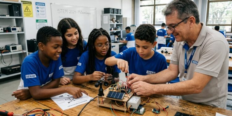 No semiárido baiano, uma escola municipal ensina crianças a montar e manter miniestações meteorológicas com Arduino e peças de R$ 120