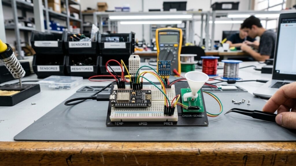 No semiárido baiano, uma escola municipal ensina crianças a montar e manter miniestações meteorológicas com Arduino e peças de R$ 120
